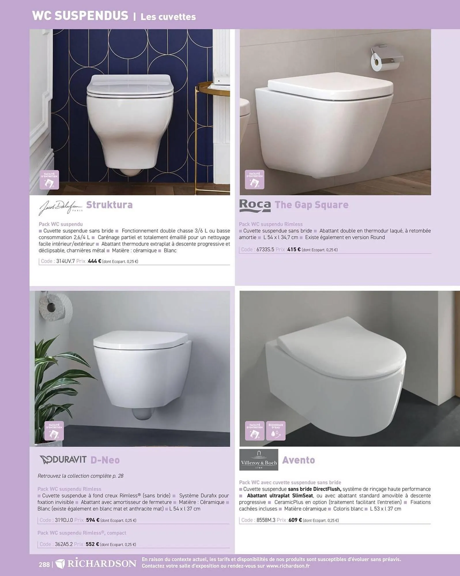 Catalogue Richardson du 11 avril au 31 décembre 2025 - Catalogue page 290