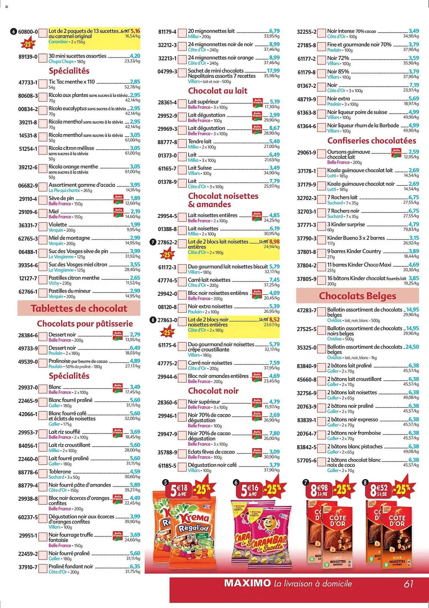 Catalogue Maximo du 24 octobre au 23 novembre 2025 - Catalogue page 61