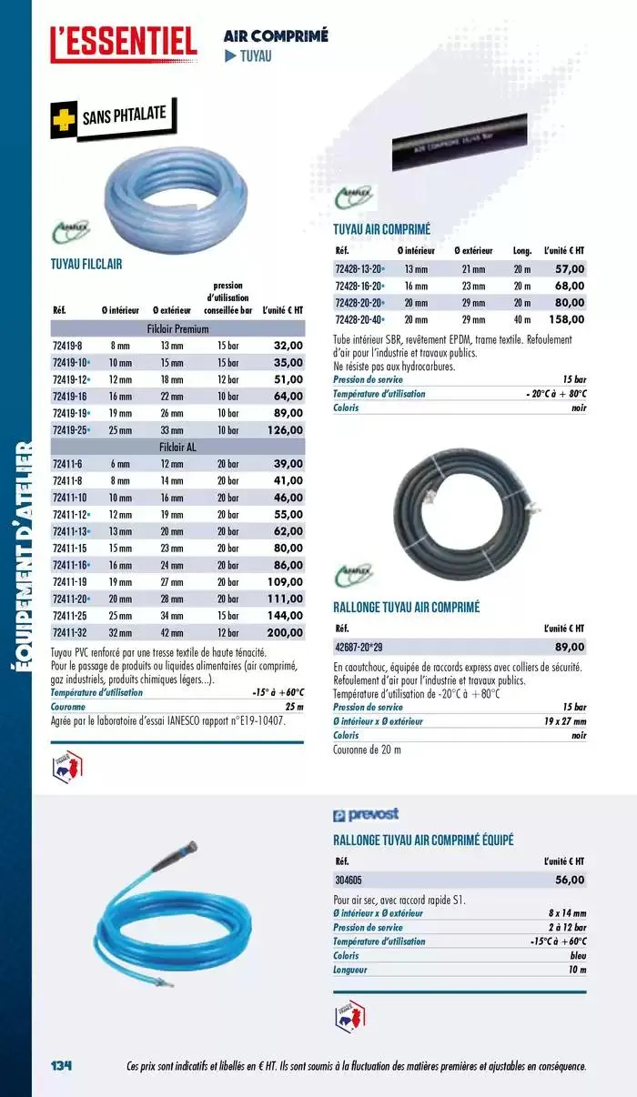 Essentiel Industrie 2025 du 3 janvier au 31 décembre 2025 - Catalogue page 136