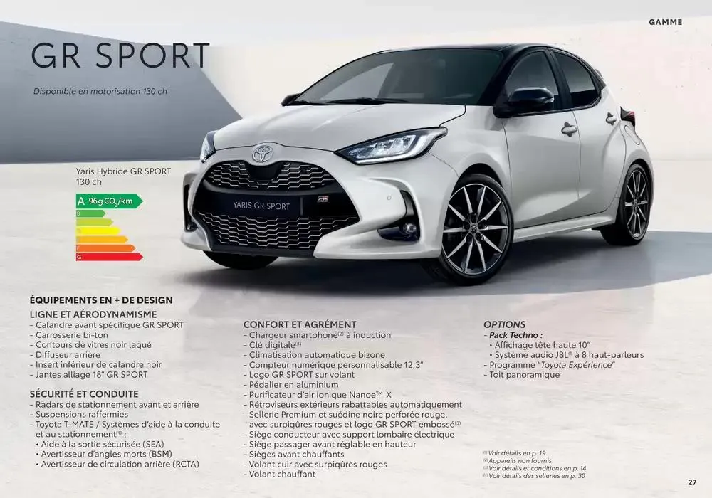 Toyota Nouvelle Yaris du 19 février au 19 février 2026 - Catalogue page 27