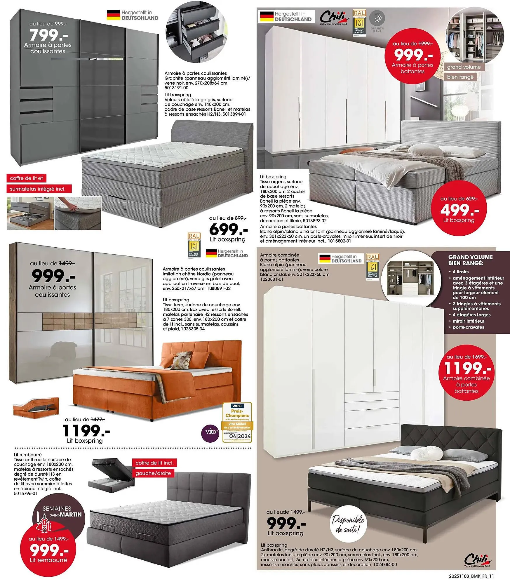 Catalogue Möbel Martin du 2 novembre au 15 novembre 2025 - Catalogue page 11