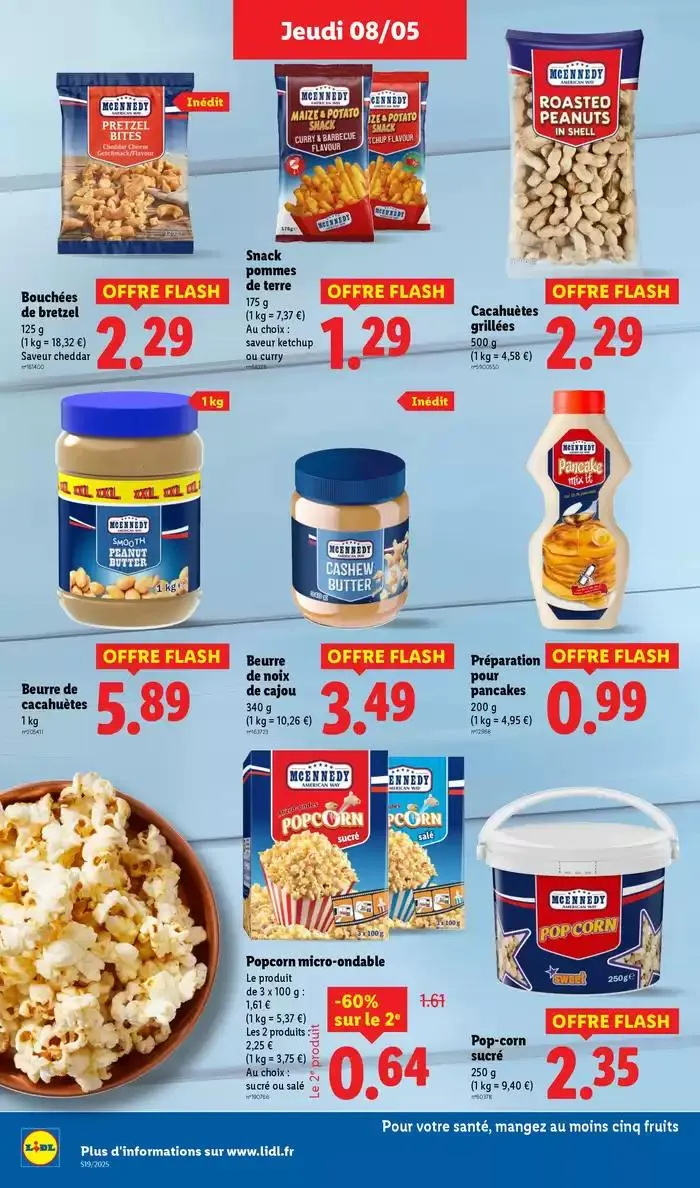 Profitez d'une baisse de prix dans les supermarchés Lidl sur vos produits du quotidien ! du 8 mai au 14 mai 2025 - Catalogue page 28