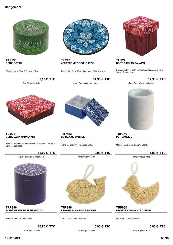 ARTISANAT . DéCORATION . MODE . JOUETS du 9 février au 31 août 2024 - Catalogue page 65