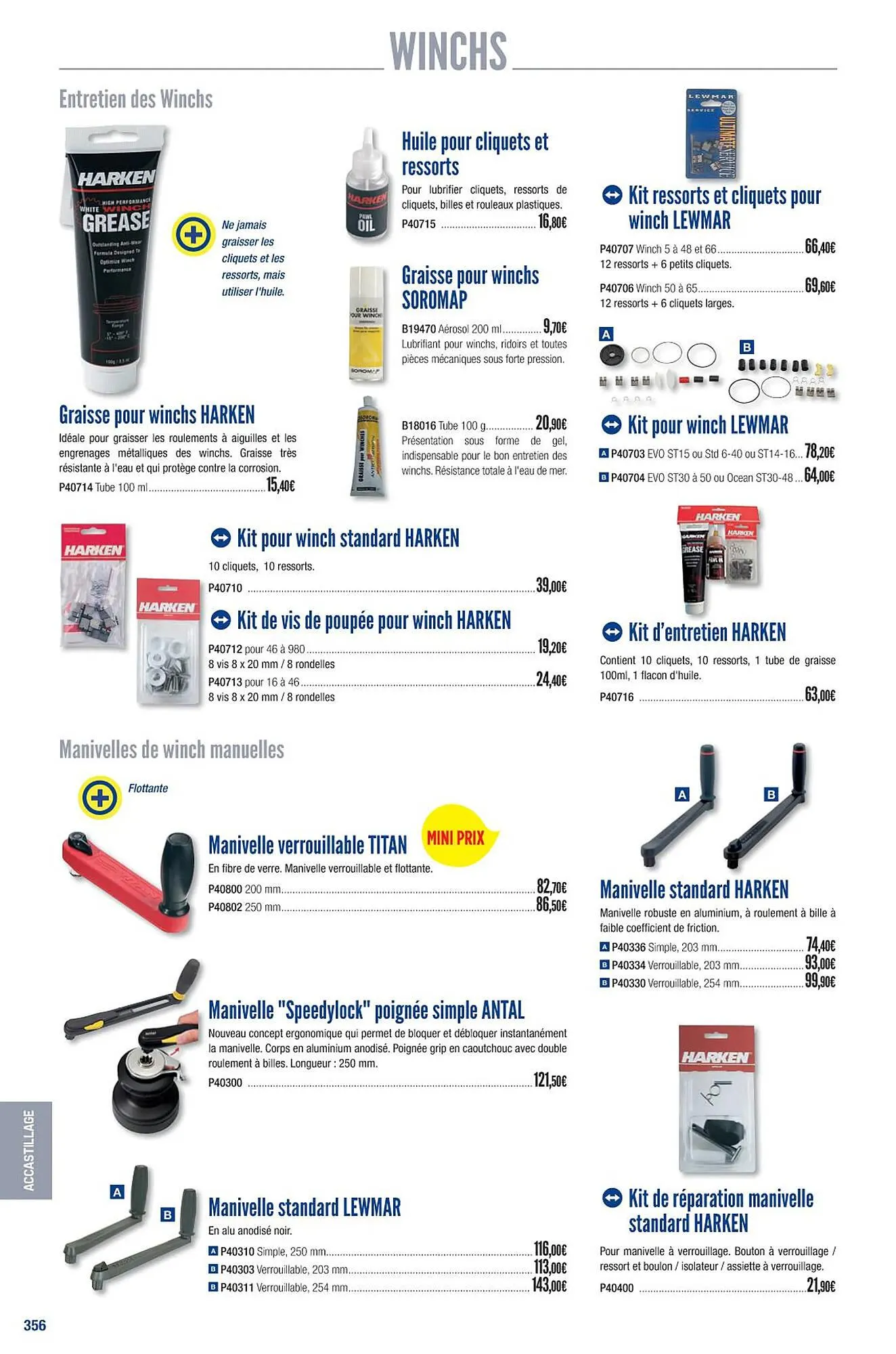 Catalogue Accastillage Diffusion du 1 mars au 31 décembre 2023 - Catalogue page 358