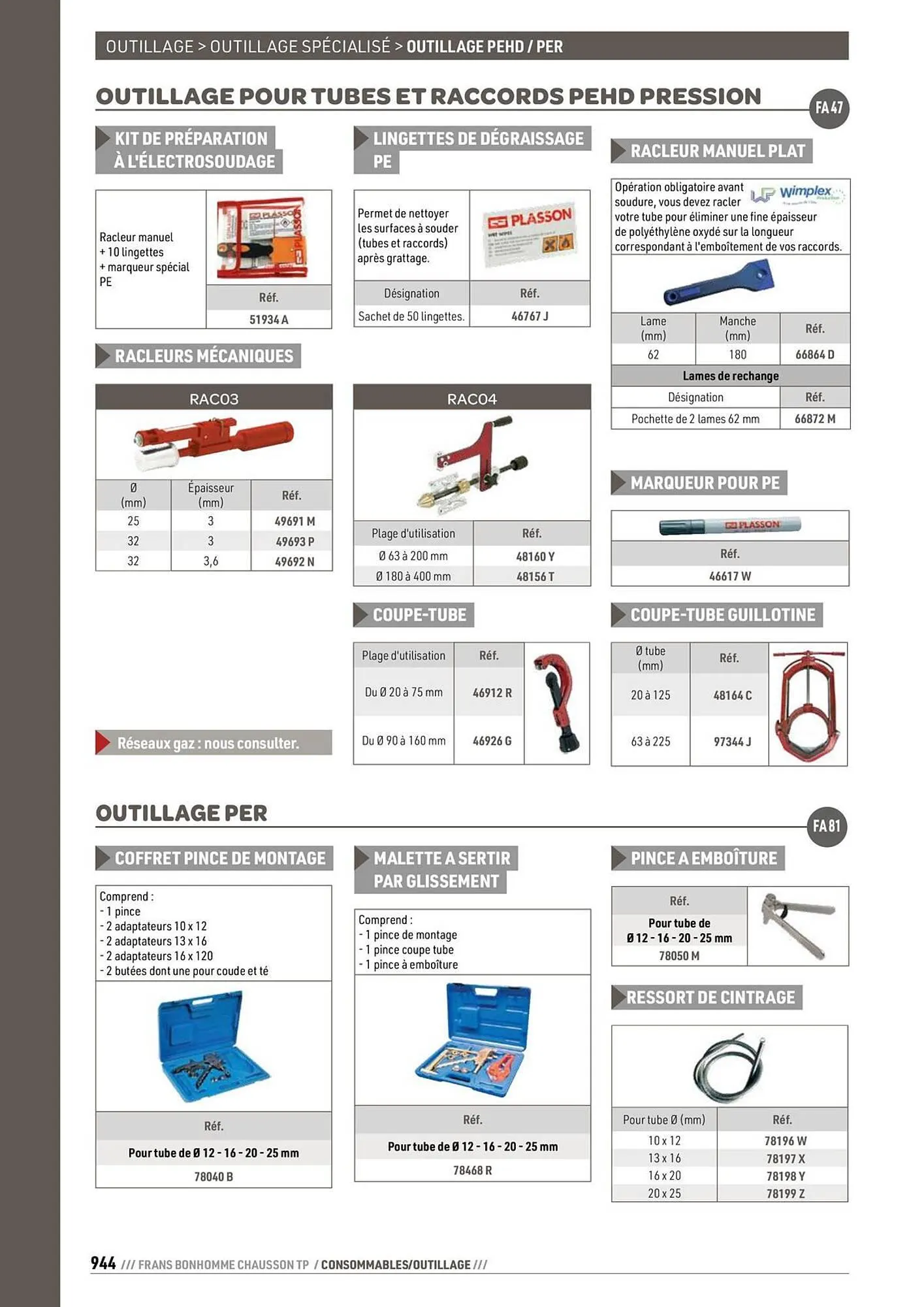 Catalogue Chausson Matériaux du 24 septembre au 31 décembre 2025 - Catalogue page 944