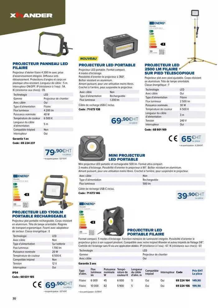 Équipez-vous pour l'hiver automne-hiver 2024-25 du 2 octobre au 31 mars 2025 - Catalogue page 30
