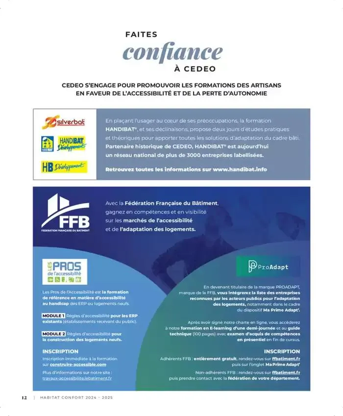 Cedeo Habitat confort du 1 octobre au 31 mai 2025 - Catalogue page 11