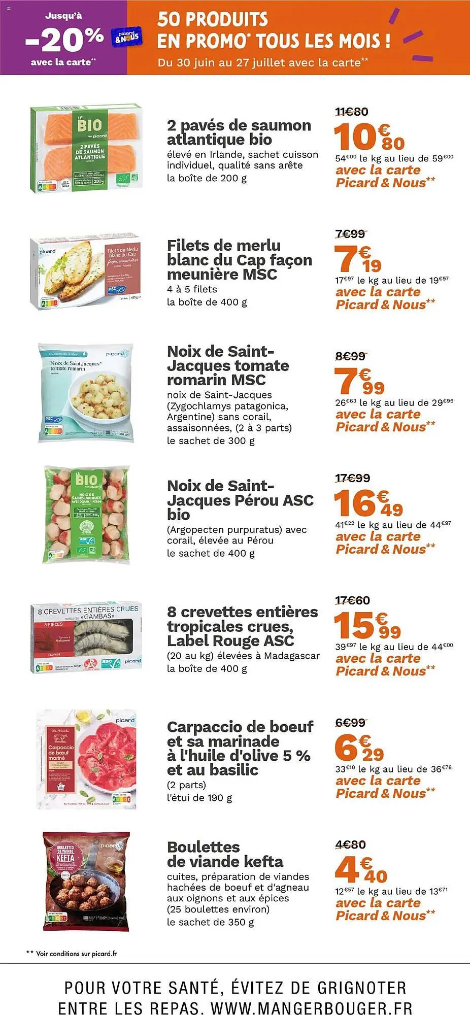 Catalogue Picard du 30 juin au 27 juillet 2025 - Catalogue page 8