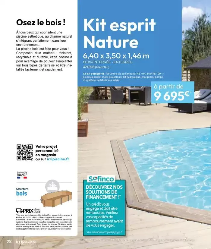 Les plaisir de l'eau Piscine,Spa,Arrosage du 10 mars au 31 décembre 2025 - Catalogue page 28