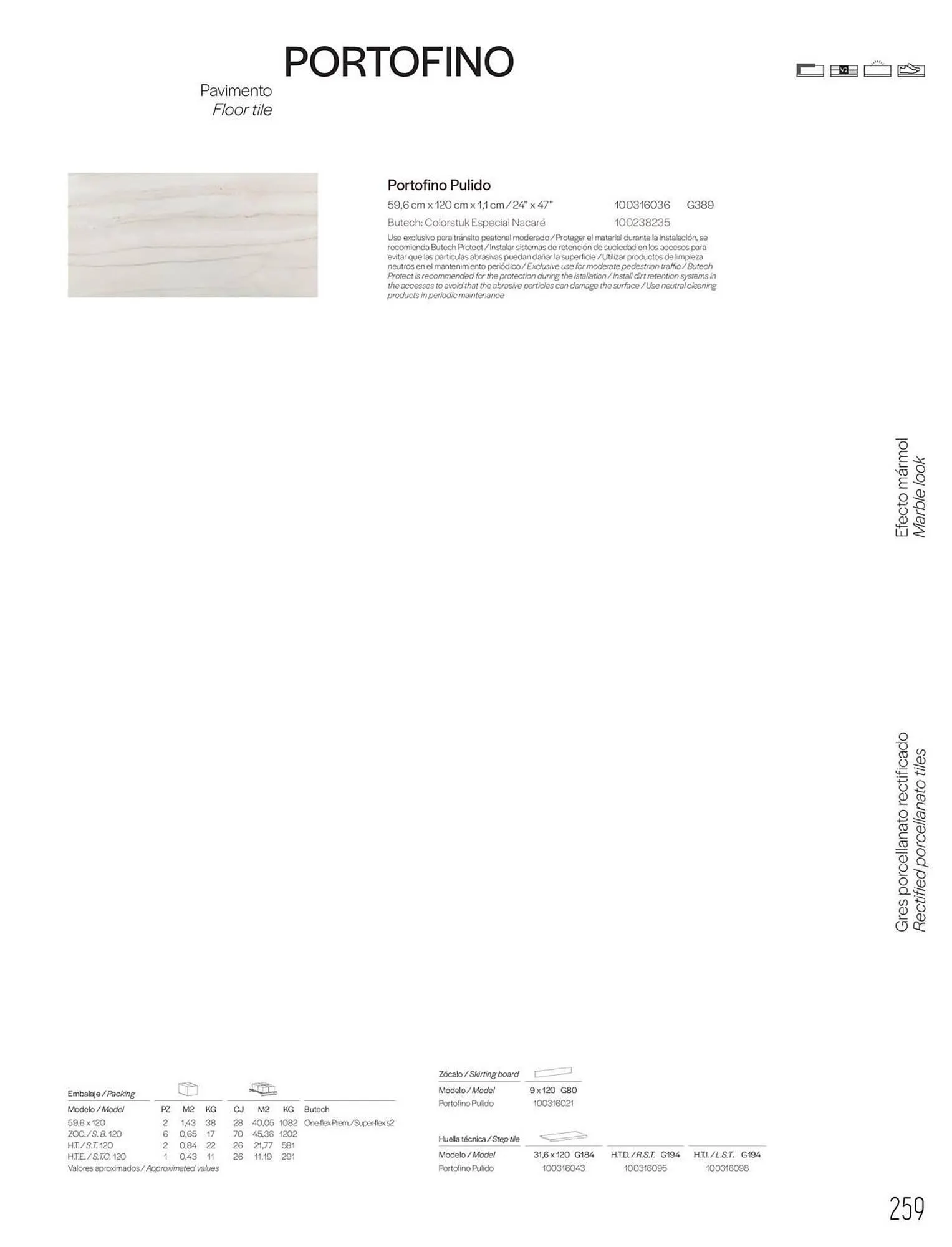 Catalogue Porcelanosa du 27 janvier au 31 décembre 2025 - Catalogue page 261