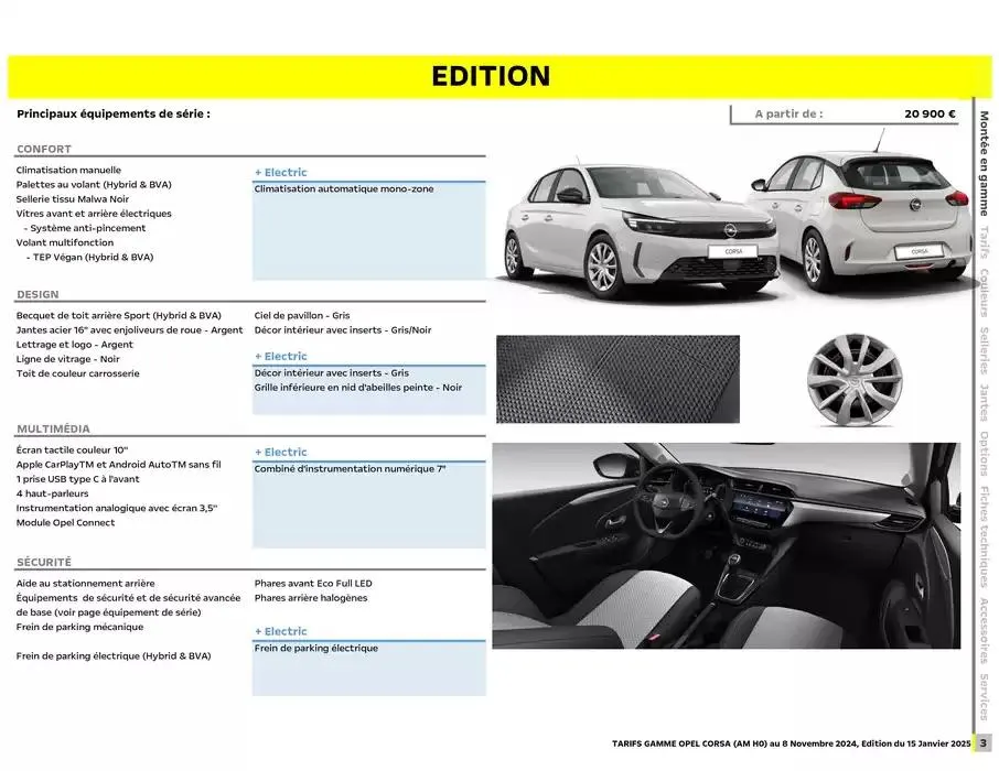 Opel Corsa du 17 janvier au 17 janvier 2026 - Catalogue page 4