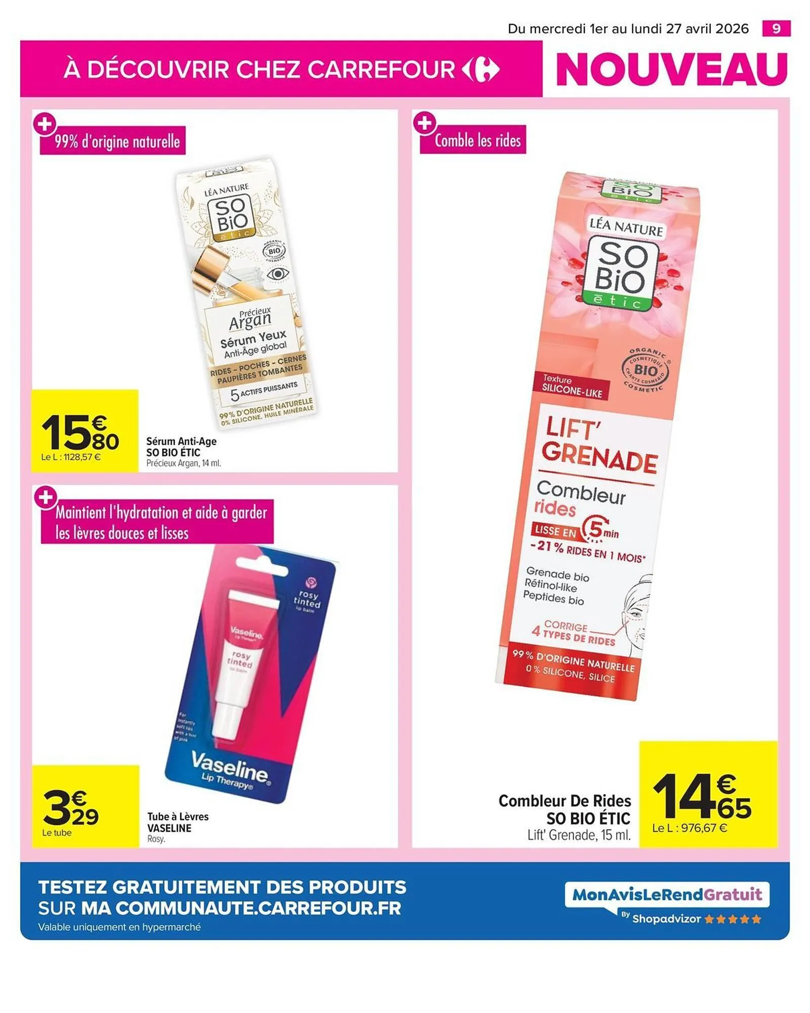 Catalogue Carrefour du 1 avril au 27 avril 2026 - Catalogue page 9