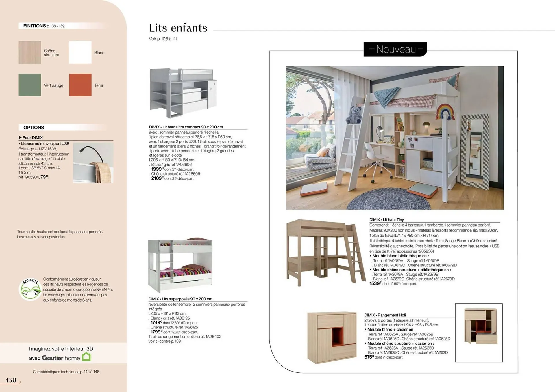 Catalogue Gautier du 6 septembre au 31 décembre 2025 - Catalogue page 138