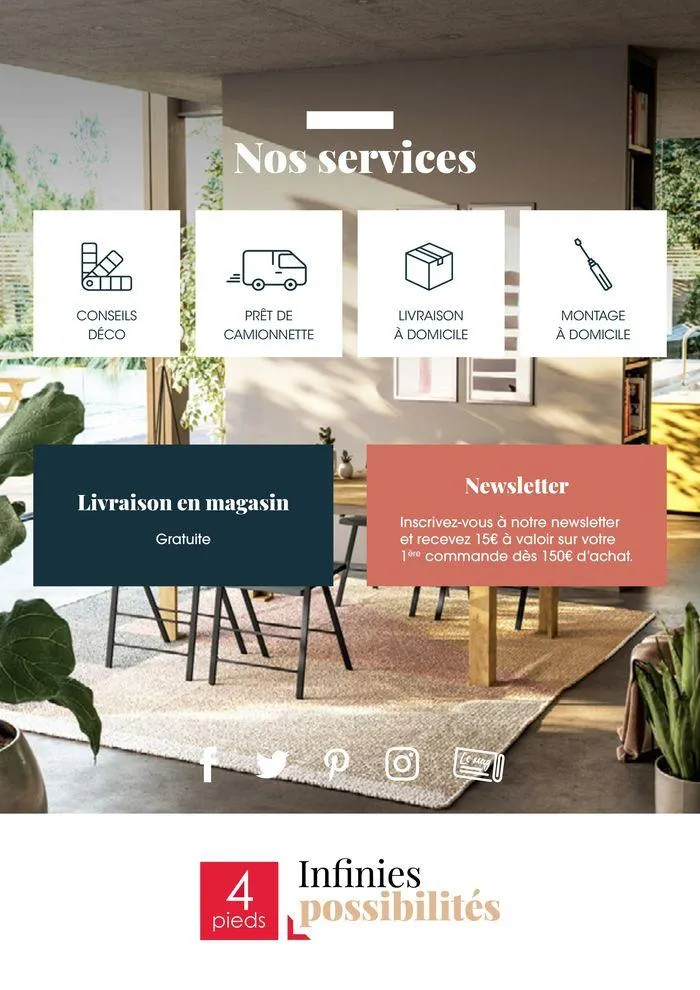 Optimisez votre pièce avec du mobilier pour petit espace du 29 avril au 31 août 2024 - Catalogue page 10