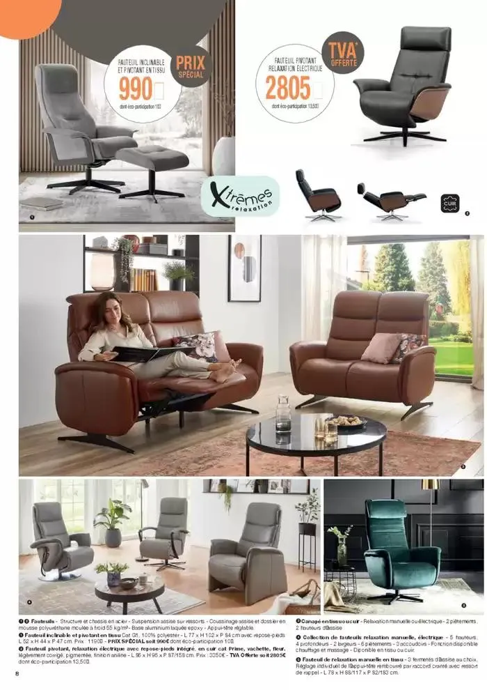 Jusqu’au 26 avril, profitez de la TVA OFFERTE du 21 mars au 26 avril 2025 - Catalogue page 8