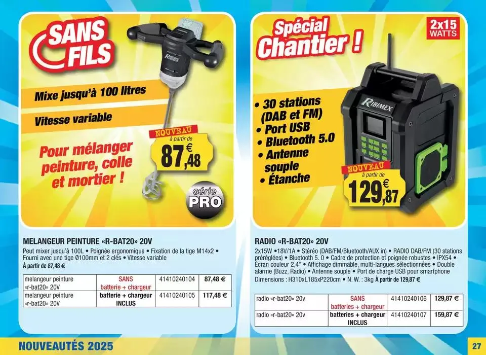 Spécial nouveautés 2025 du 25 février au 31 mai 2025 - Catalogue page 27