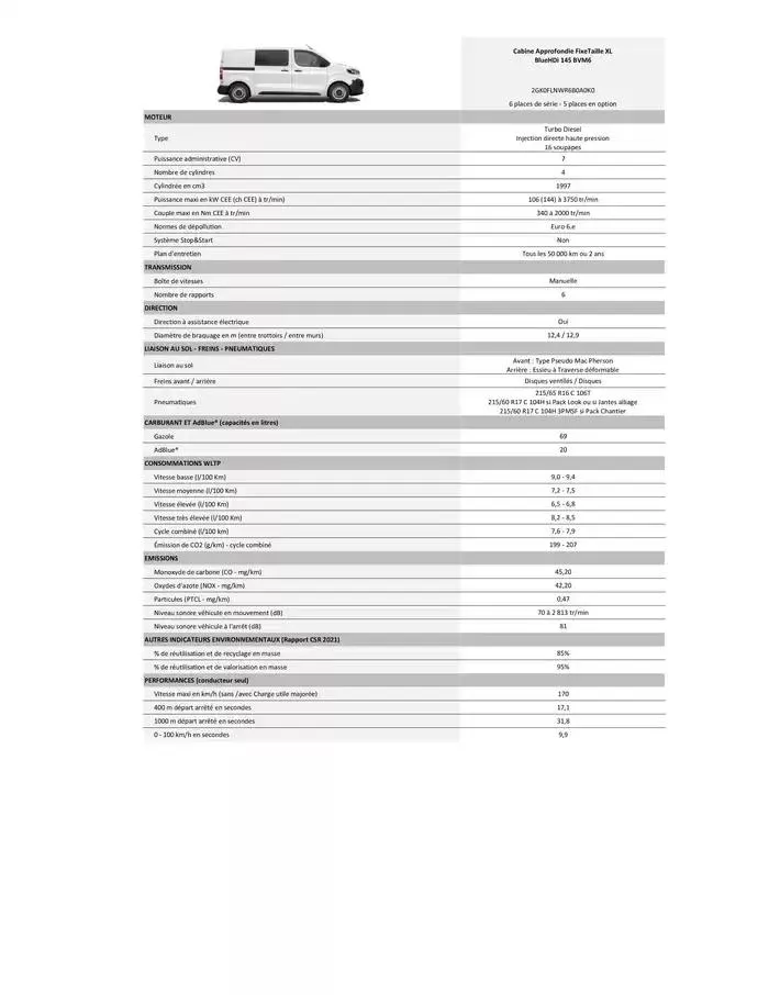 Opel Vivaro du 4 avril au 4 avril 2026 - Catalogue page 36