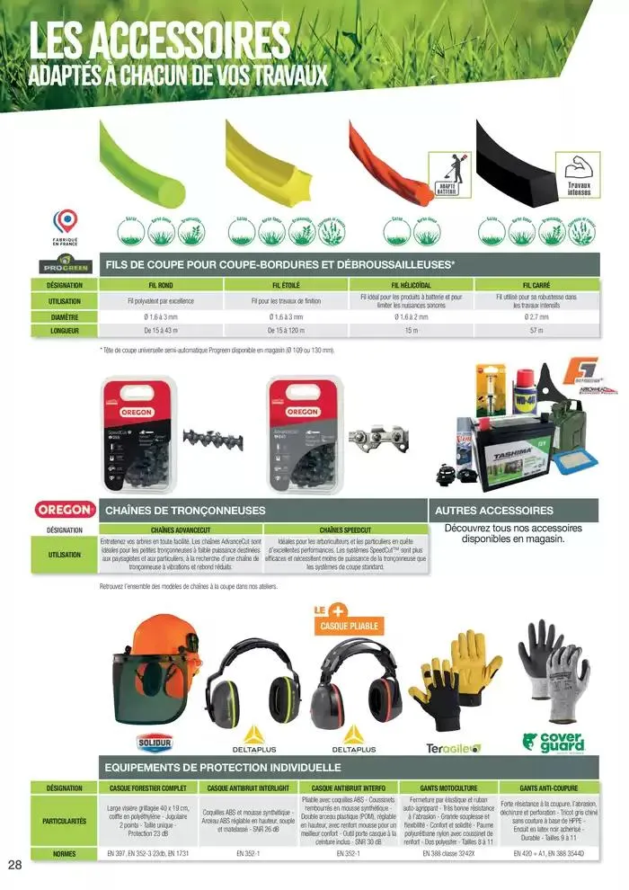 Point Vert Guide Motoculture 2025 du 17 janvier au 31 octobre 2025 - Catalogue page 28