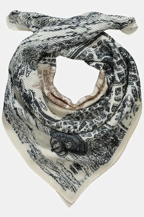 Foulard plissé
