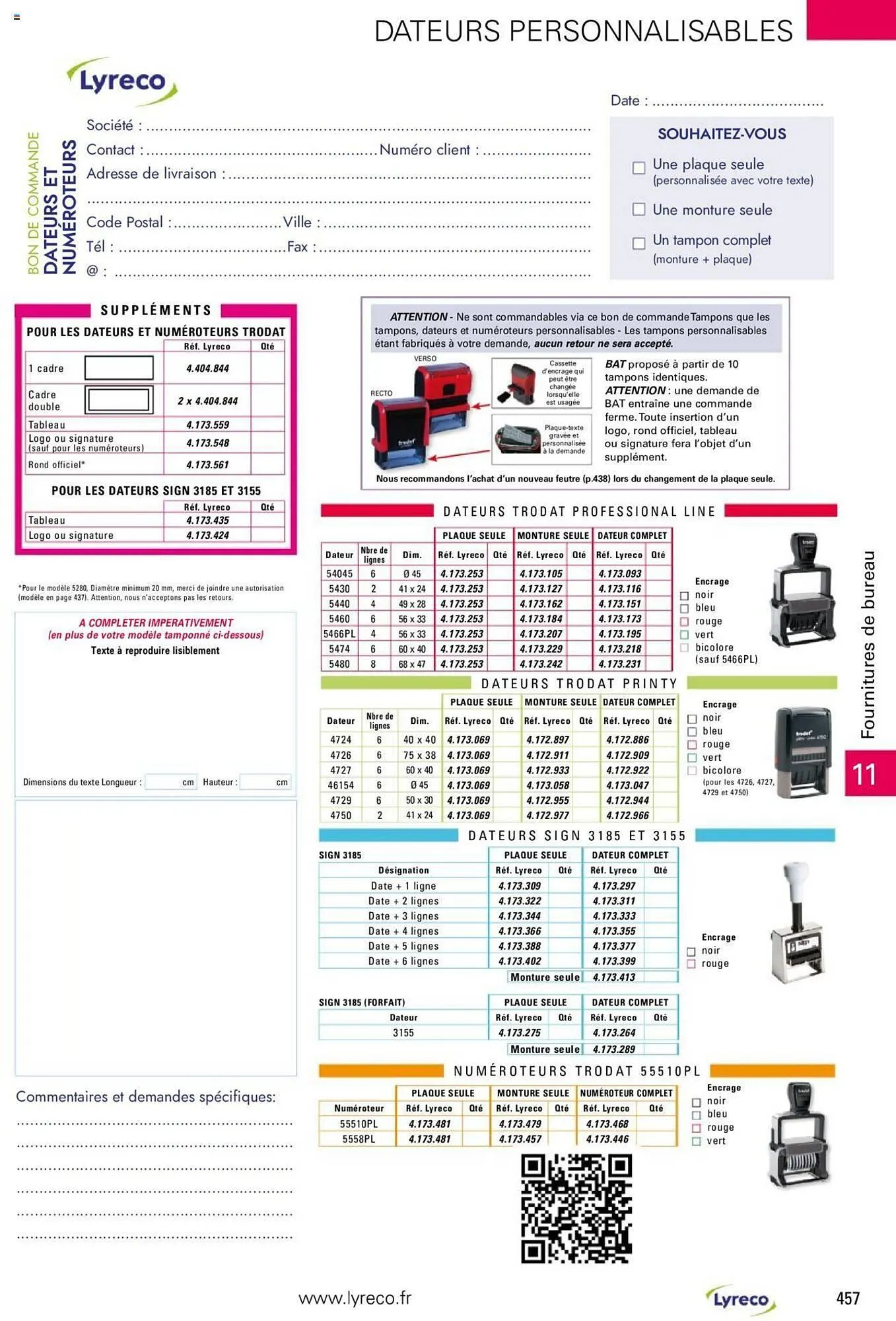 Catalogue Lyreco du 15 mai au 31 décembre 2023 - Catalogue page 457