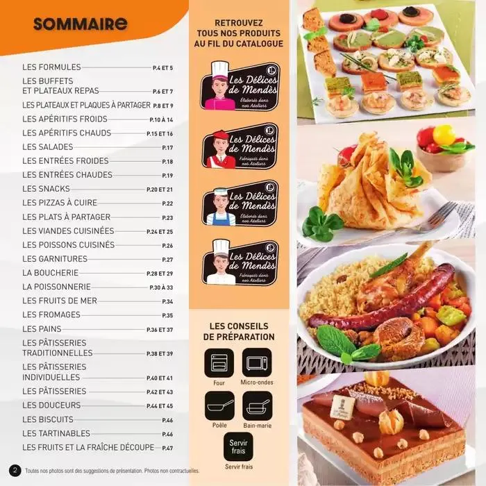 Carte traiteur permanente du 17 avril au 31 mars 2026 - Catalogue page 2