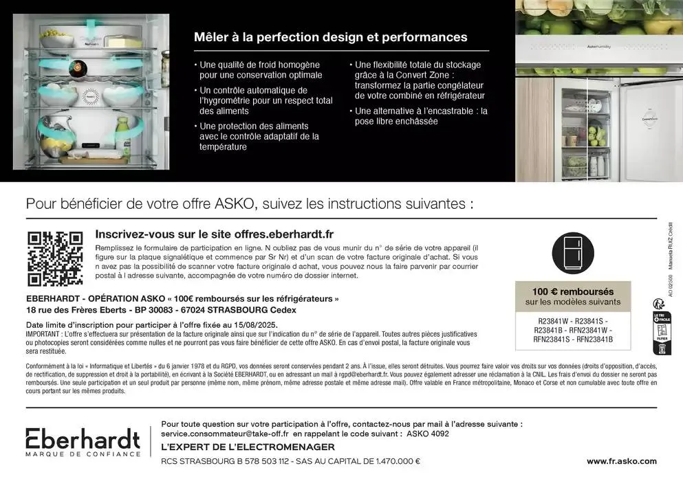 Asko 100€ remboursés du 15 avril au 15 juillet 2025 - Catalogue page 2