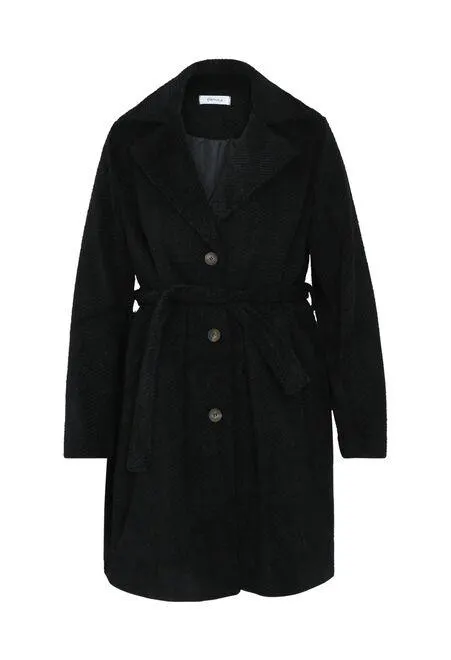 Manteau long au toucher doux