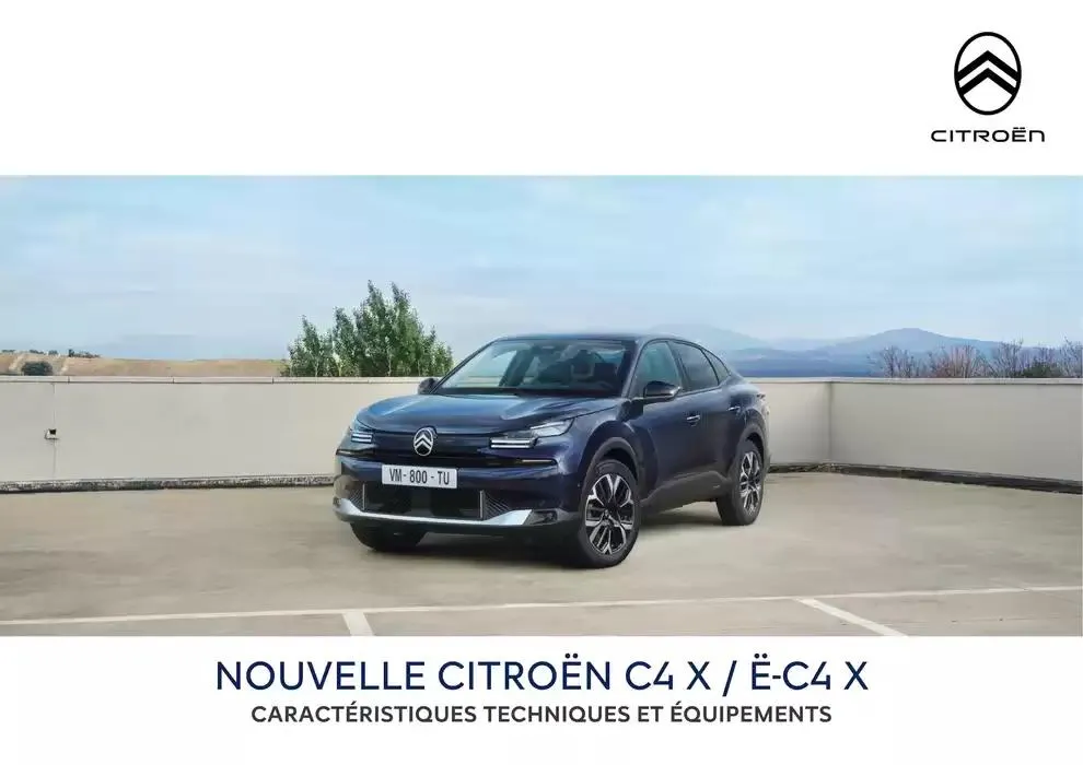 Citroën Nouvelle ë-C4 X Electrique Caractéristiques du 24 décembre au 24 décembre 2025 - Catalogue page 1