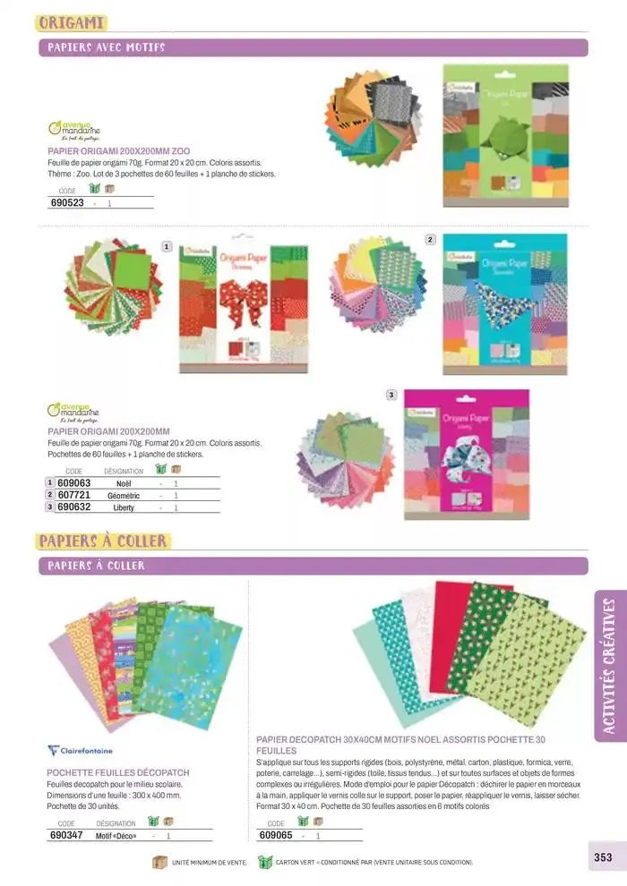 Nos Catalogues Thématiques du 1 janvier au 31 décembre 2025 - Catalogue page 355