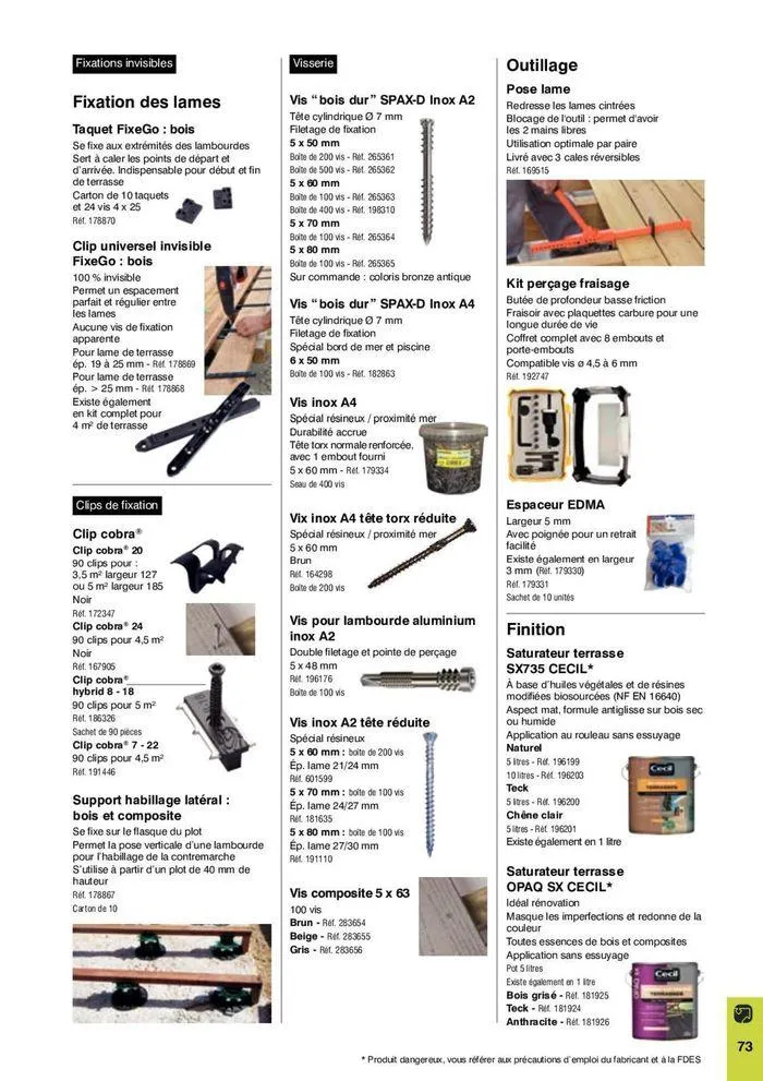 Aménagements Extérieurs du 11 avril au 30 avril 2025 - Catalogue page 136