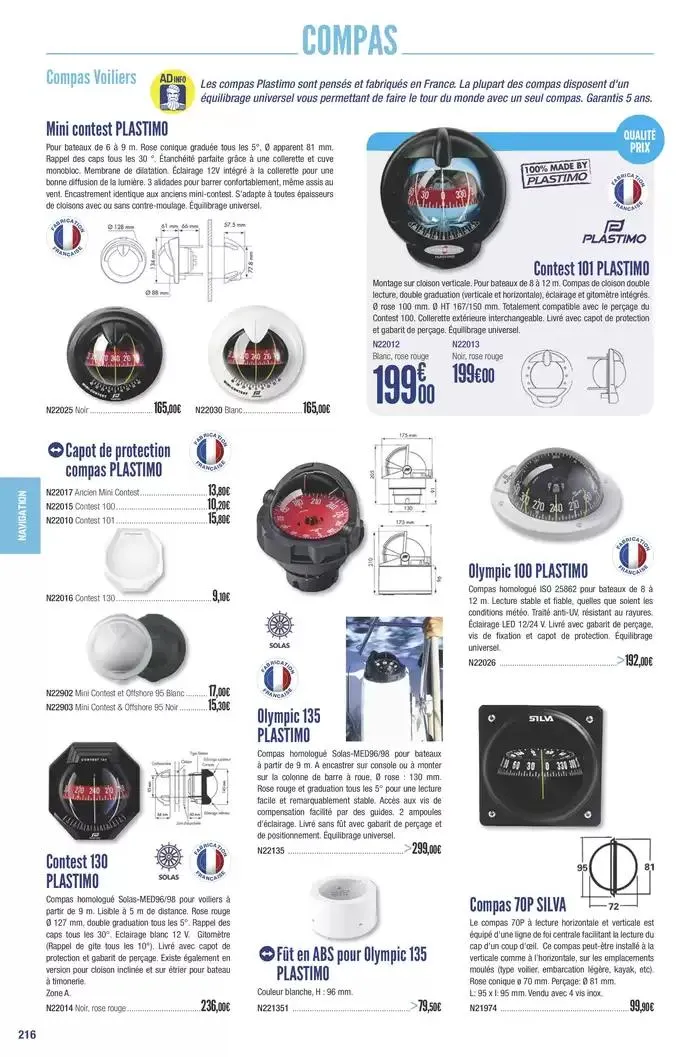 Catalogue Accastillage Diffusion 2025 du 1 janvier au 31 décembre 2025 - Catalogue page 218