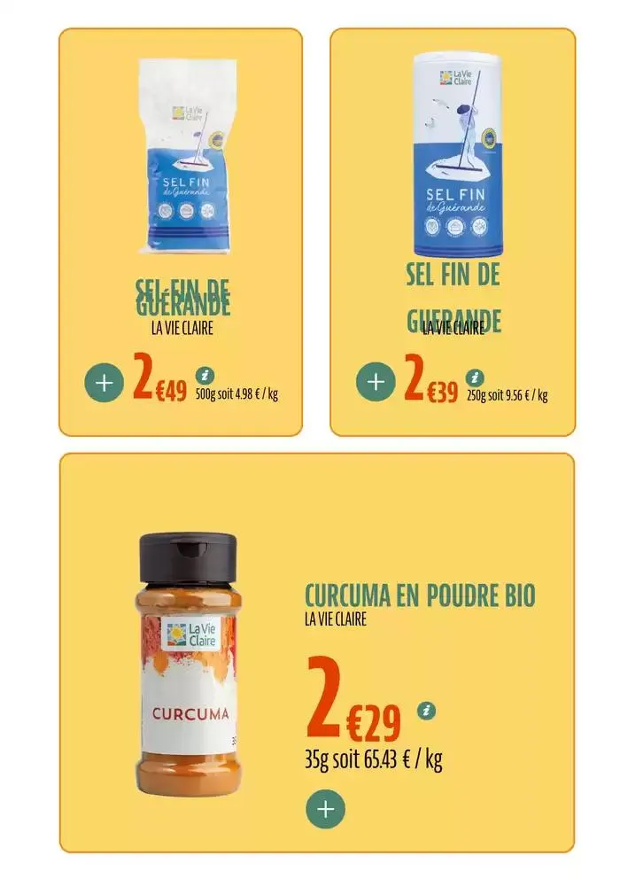 LES PETITS PRIX BIO du 11 mars au 31 décembre 2025 - Catalogue page 17