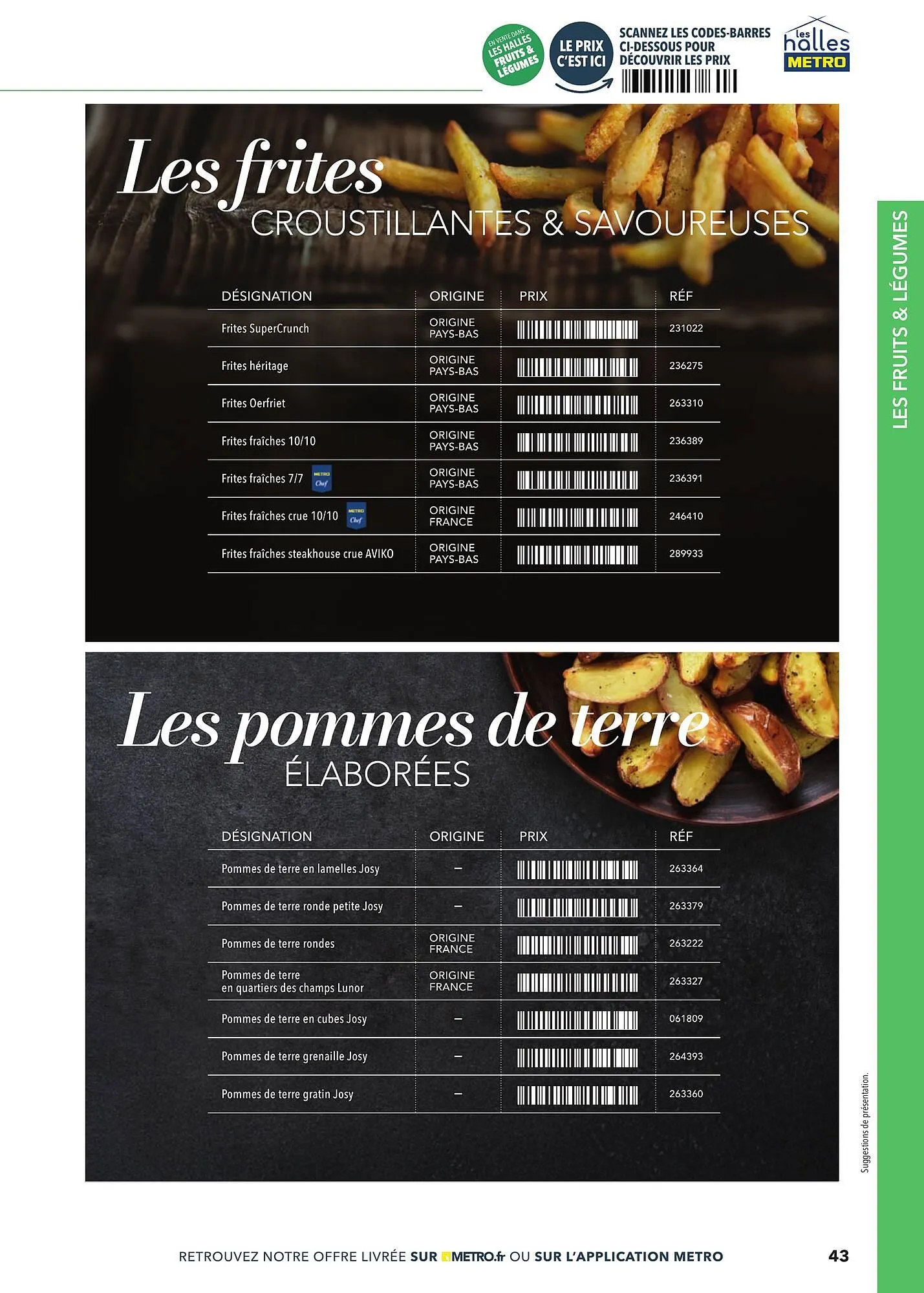 Catalogue METRO du 2 mars au 31 décembre 2025 - Catalogue page 43