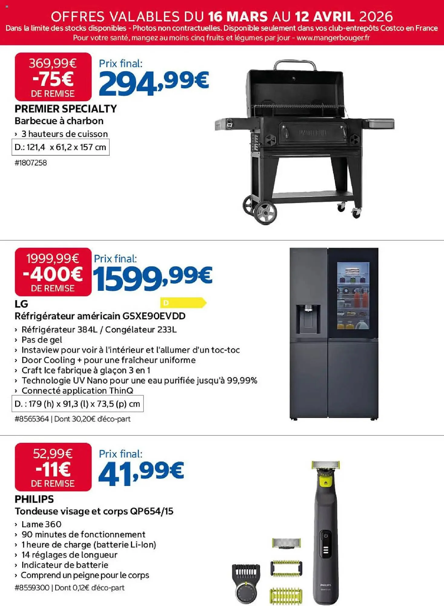 Catalogue Costco du 16 mars au 12 avril 2026 - Catalogue page 11