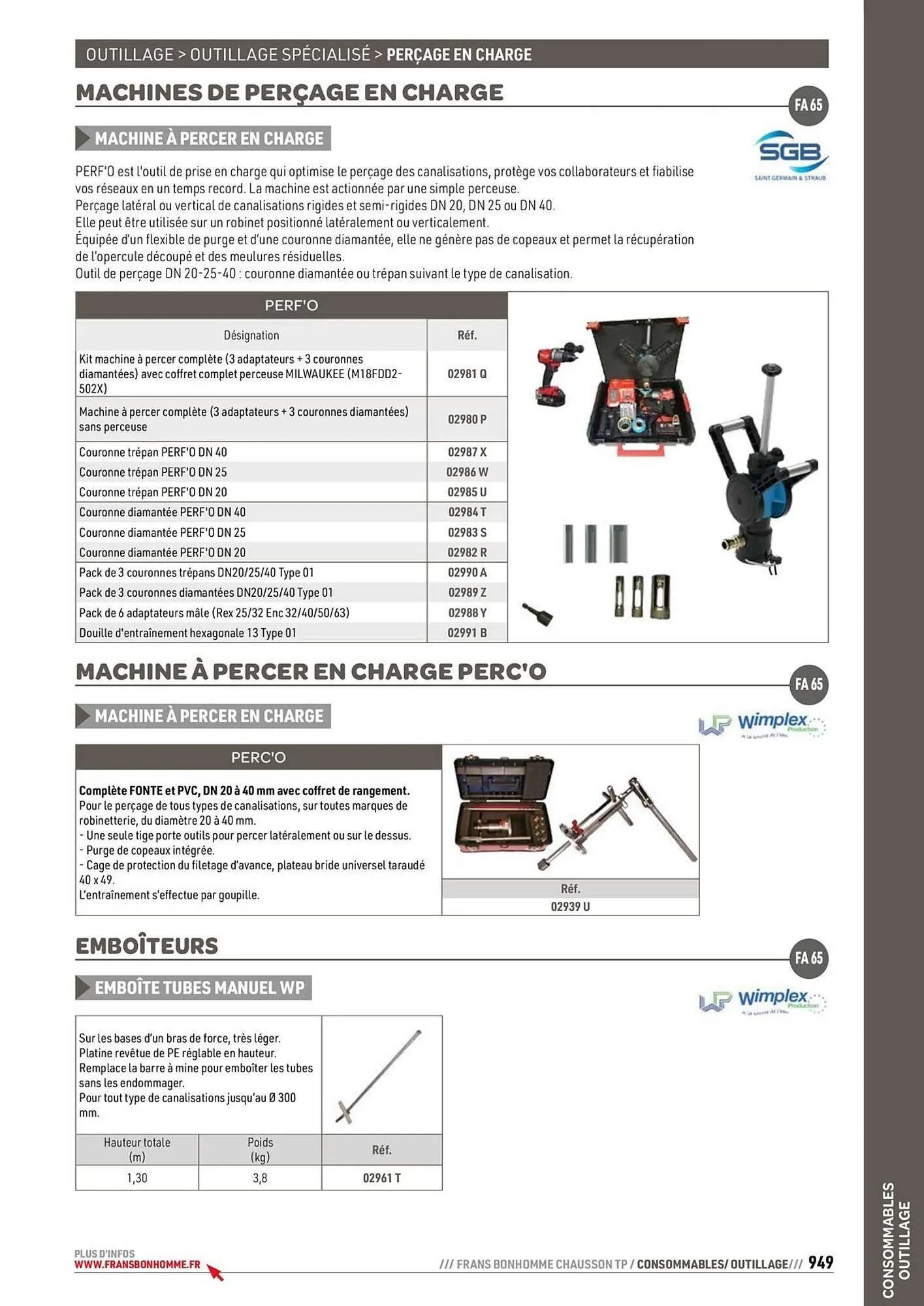 Catalogue Chausson Matériaux du 24 septembre au 31 décembre 2025 - Catalogue page 949
