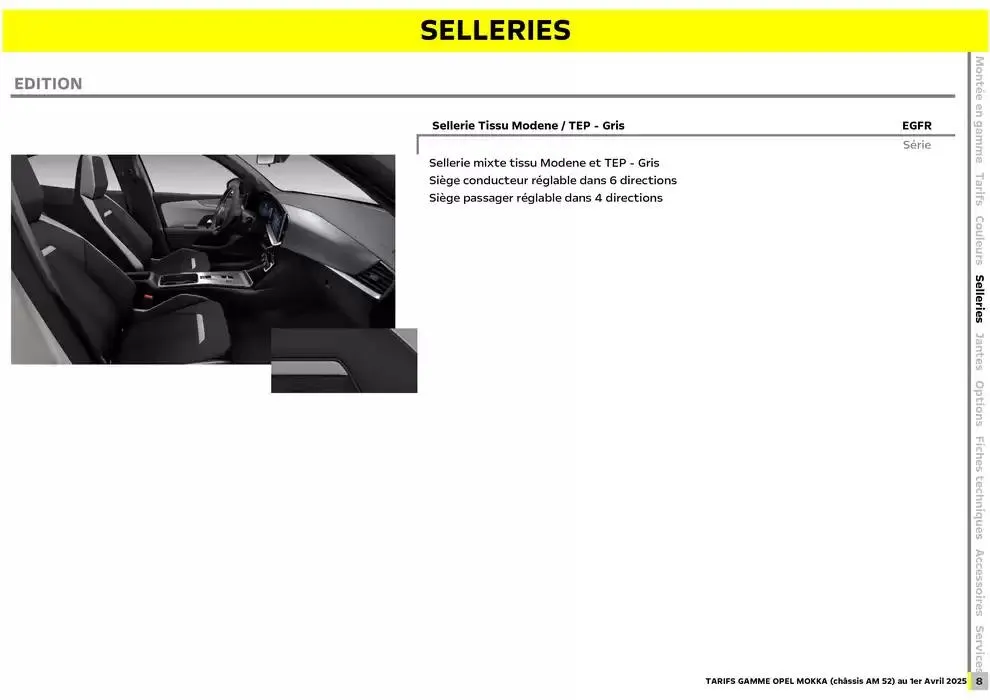 Opel Nouveau Mokka du 3 avril au 3 avril 2026 - Catalogue page 8
