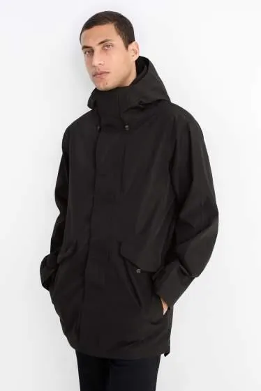 Rain jacket with hood - waterproof