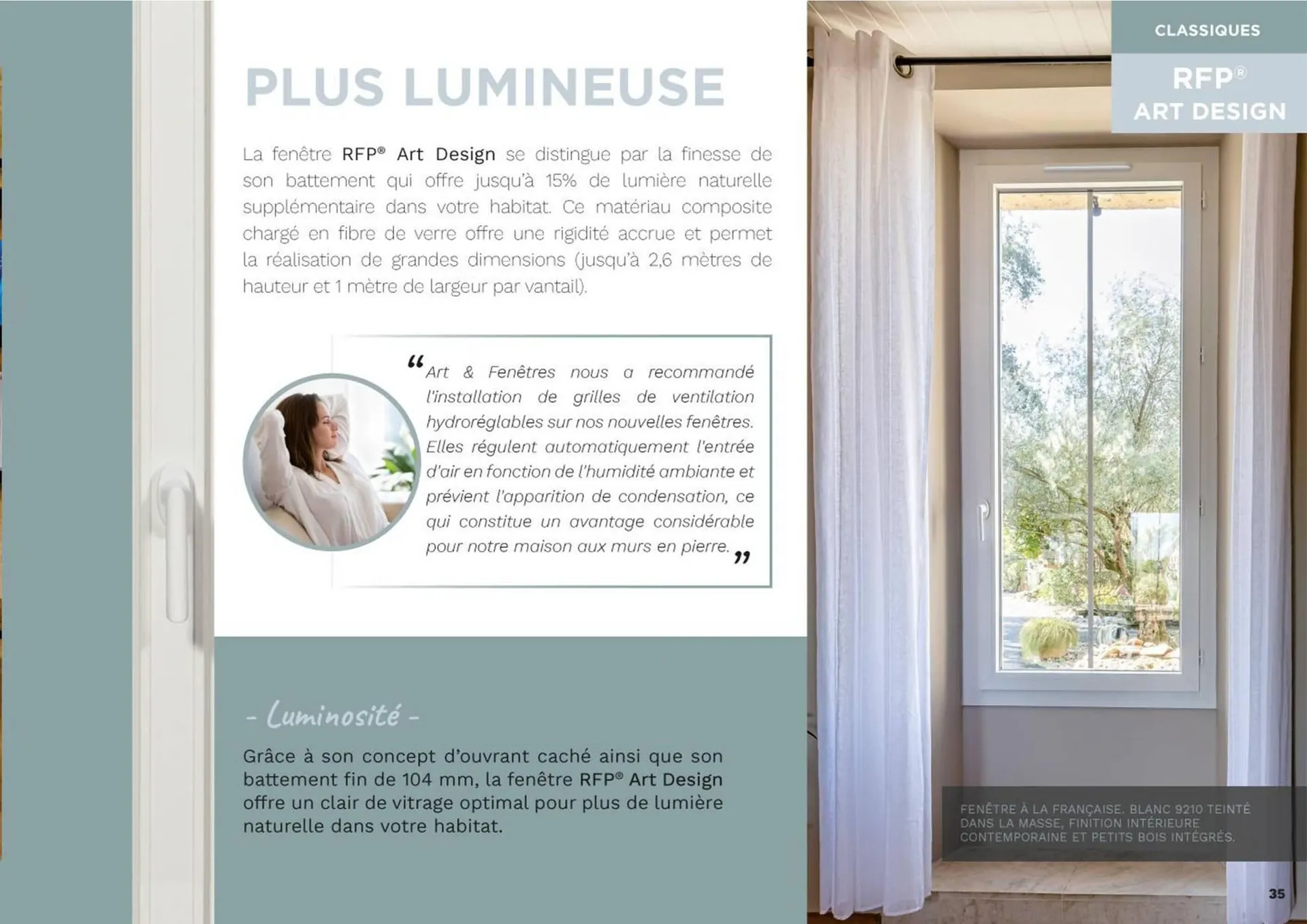 Catalogue Art & Fenêtres du 23 août au 31 décembre 2025 - Catalogue page 35