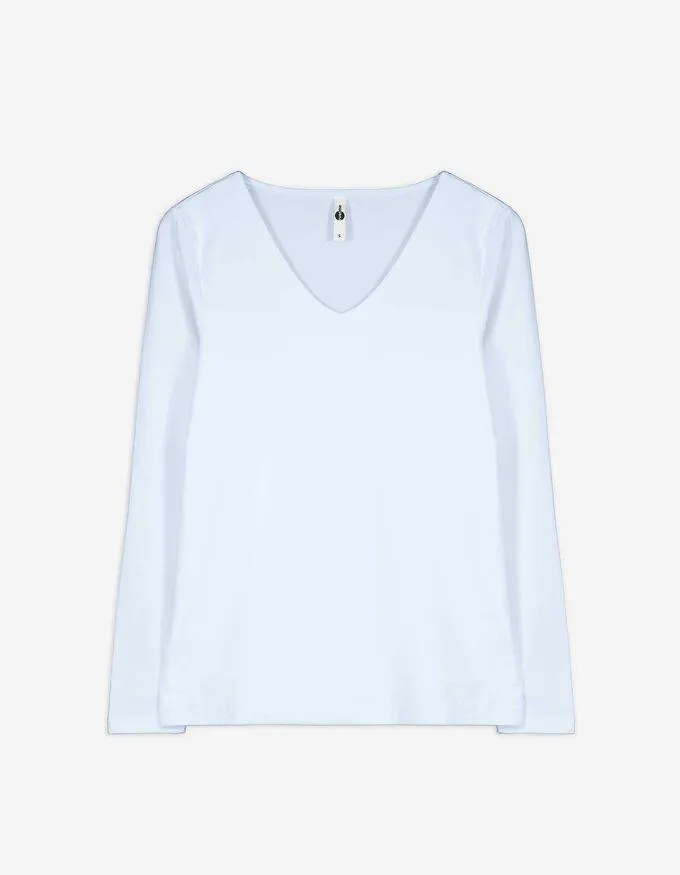 T-shirt à manches longues - Encolure en V