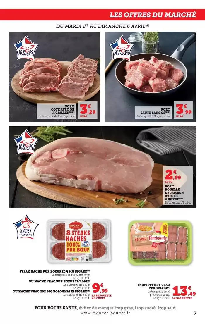 LE MARCHÉ À PRIX BAS ! du 1 avril au 13 avril 2025 - Catalogue page 5