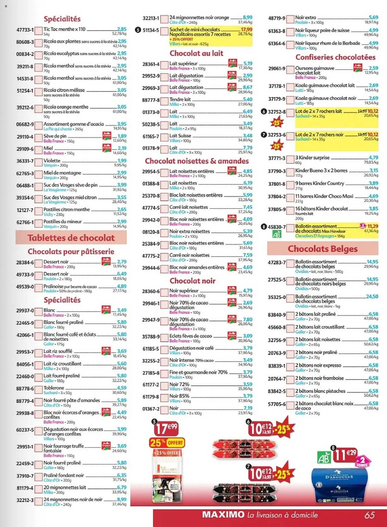 Catalogue Maximo du 2 mars au 29 mars 2026 - Catalogue page 65