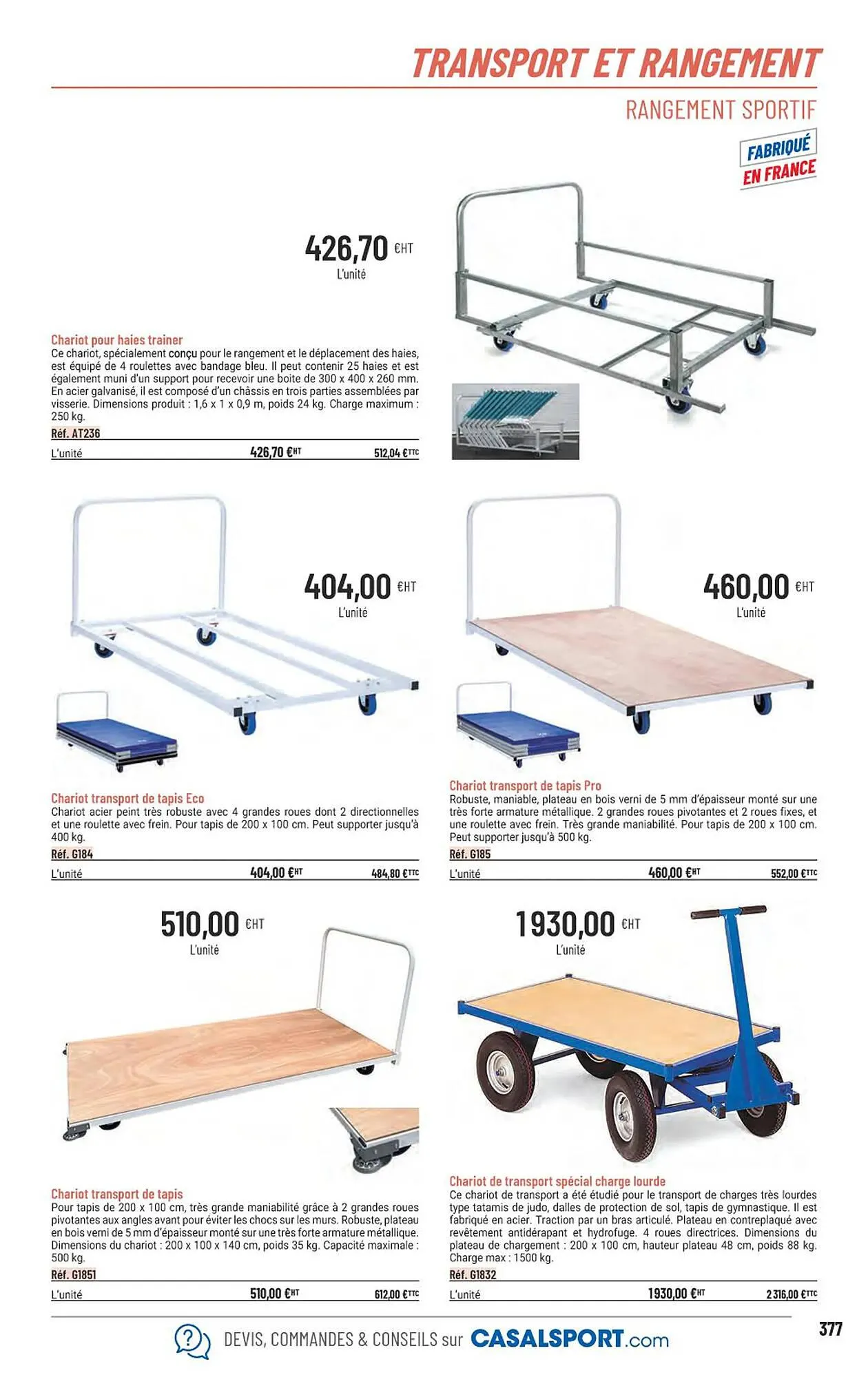 Catalogue Casal Sport du 22 janvier au 31 décembre 2026 - Catalogue page 349