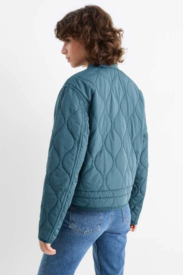 Quilted jacket - water-repellent