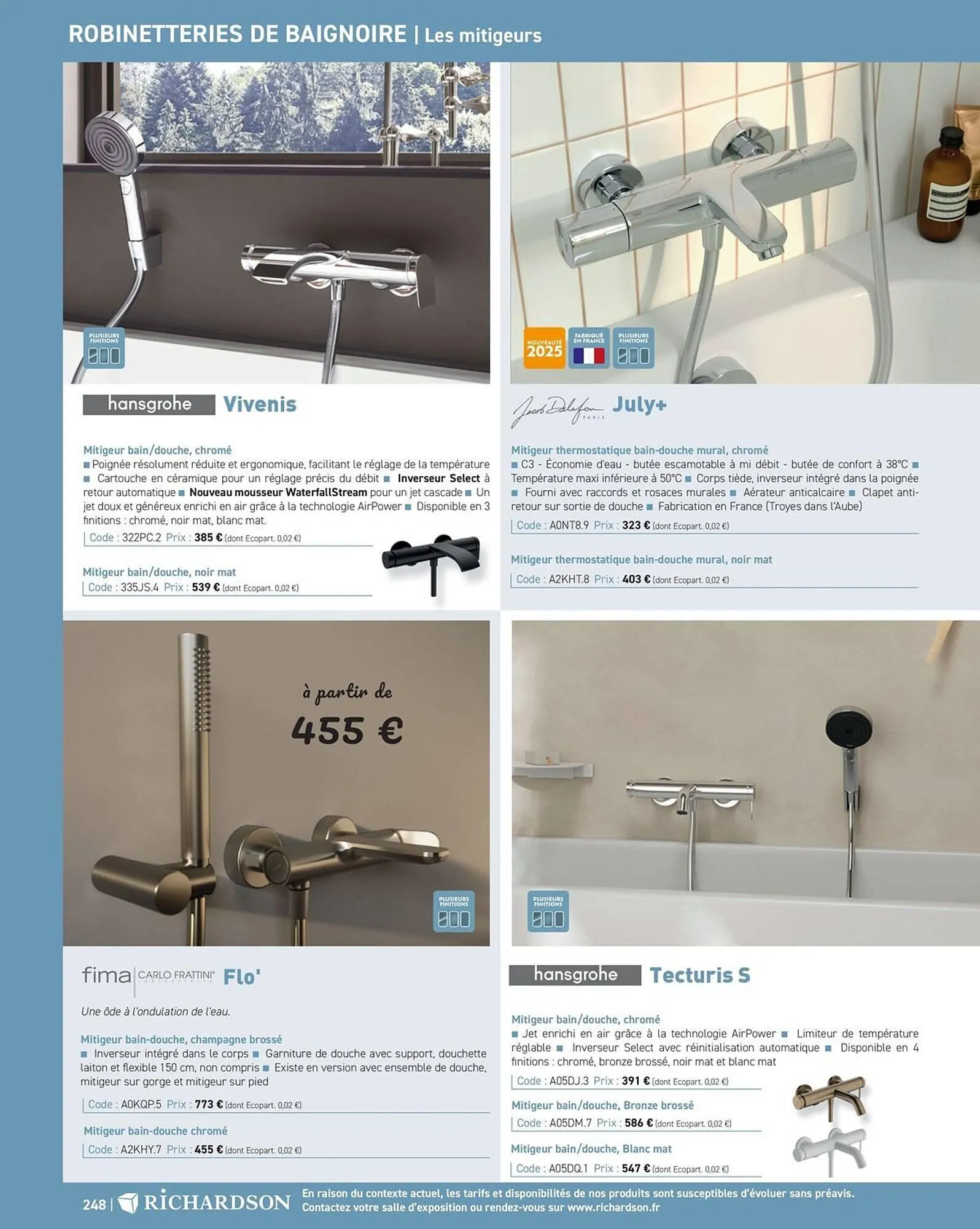 Catalogue Richardson du 11 avril au 31 décembre 2025 - Catalogue page 250