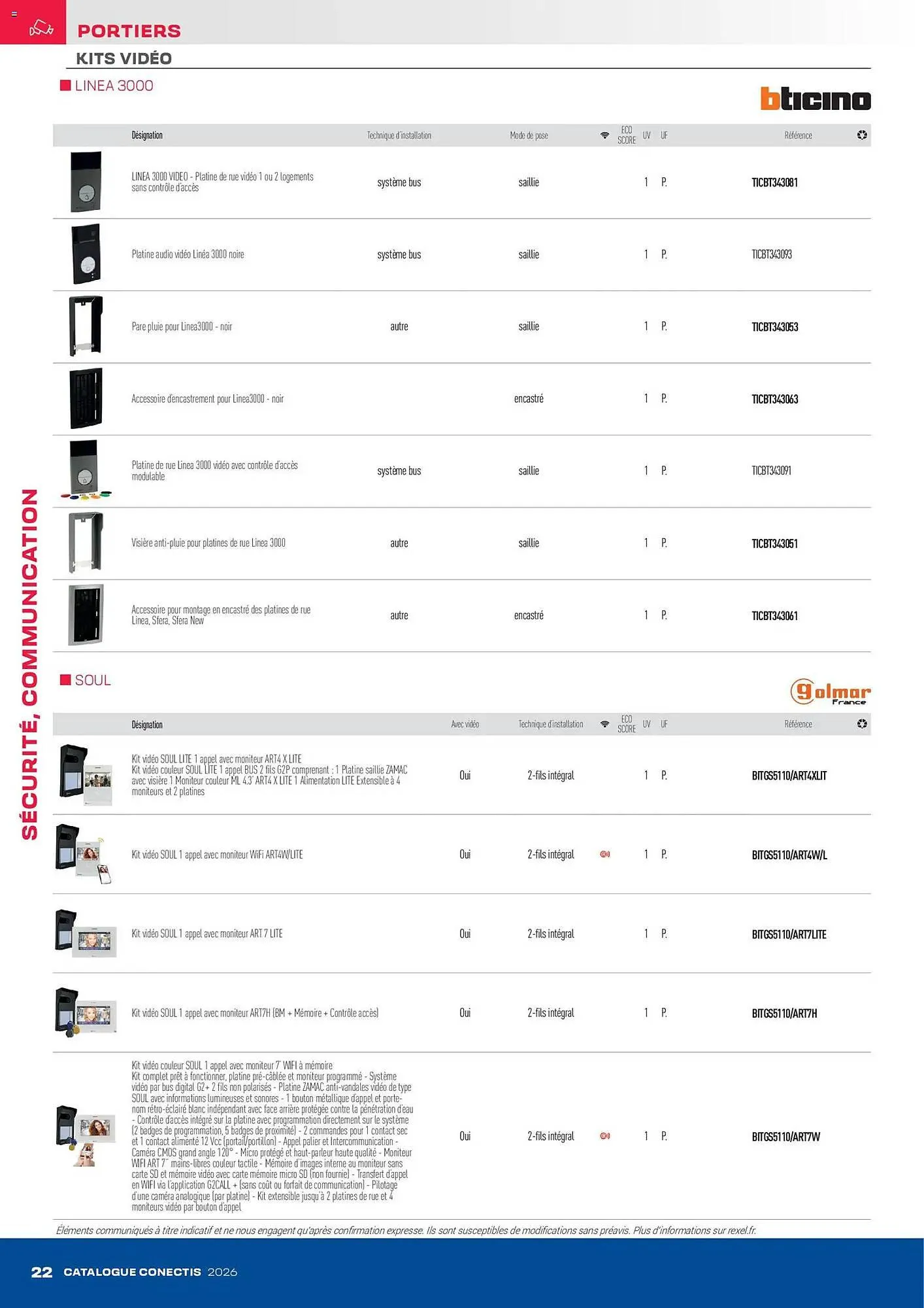 Catalogue Rexel du 10 avril au 31 décembre 2026 - Catalogue page 22