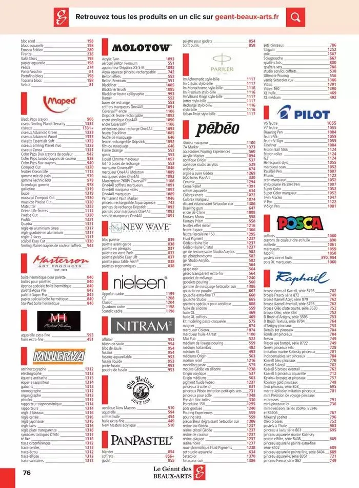 Catalogue Le Géant des Beaux-Arts du 6 janvier au 31 décembre 2025 - Catalogue page 174