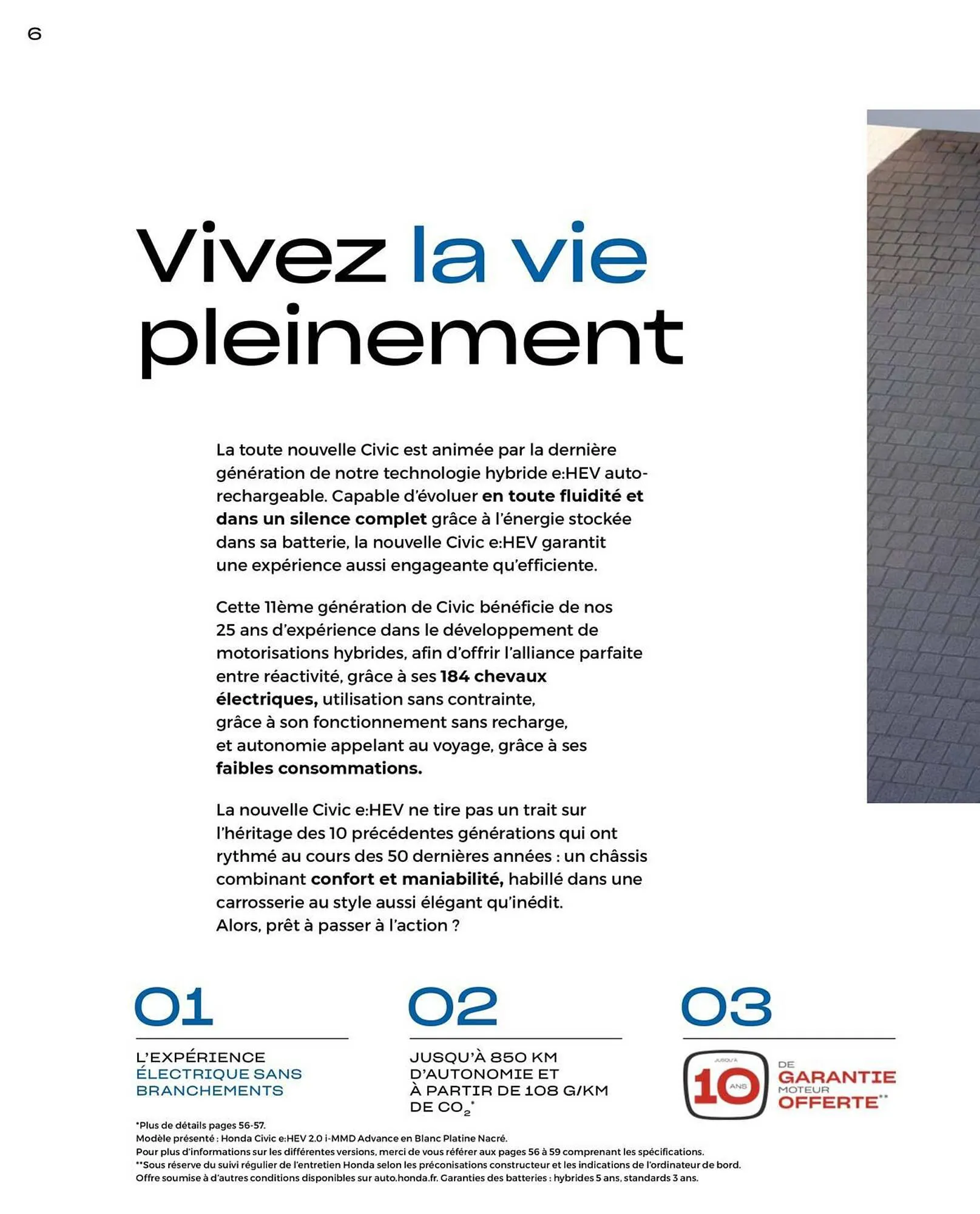 Catalogue Honda Civic Hybrid du 20 décembre au 30 juin 2024 - Catalogue page 6