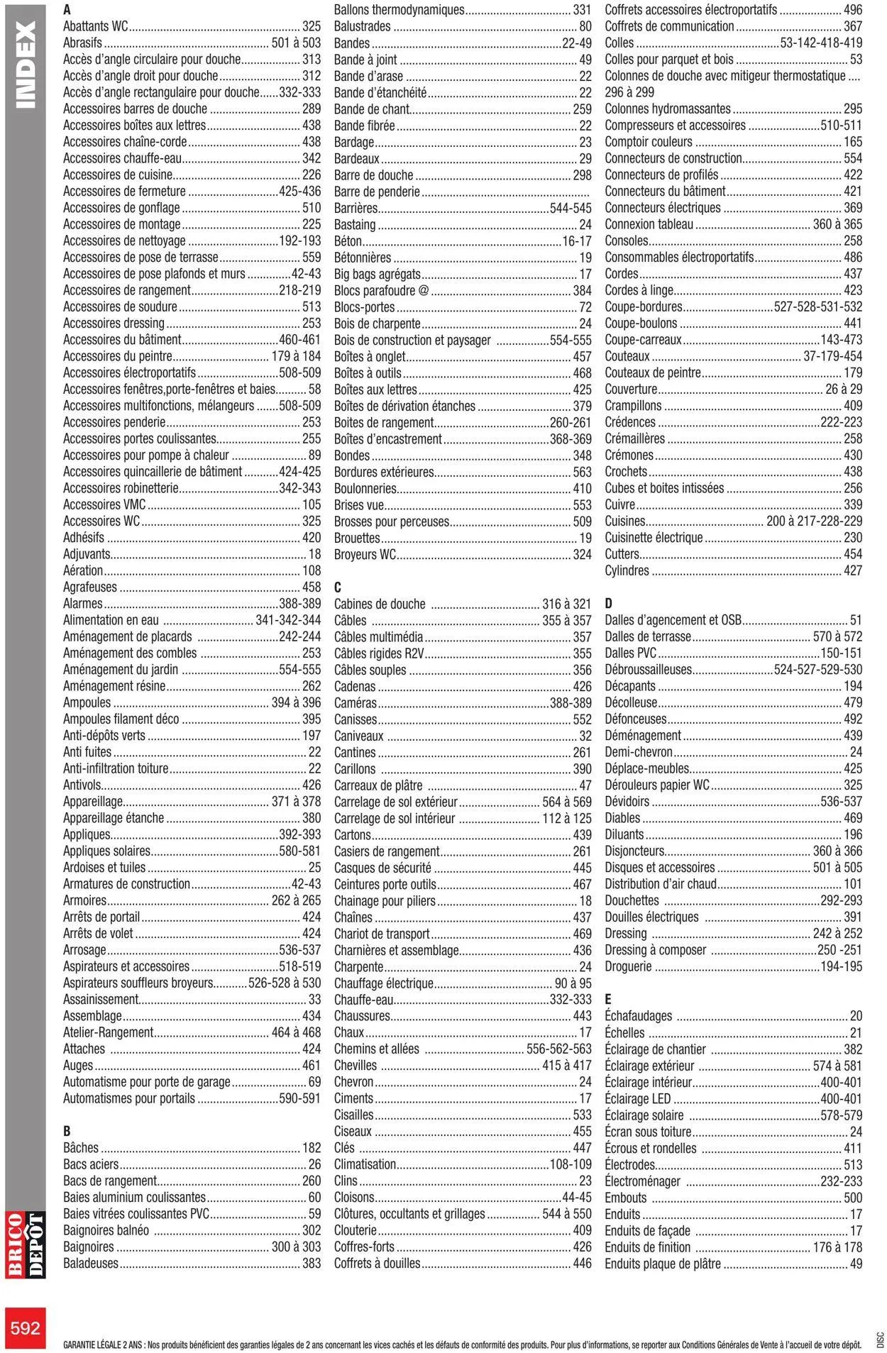 Brico Dépôt Catalogue actuel du 24 mars au 31 juillet 2025 - Catalogue page 592