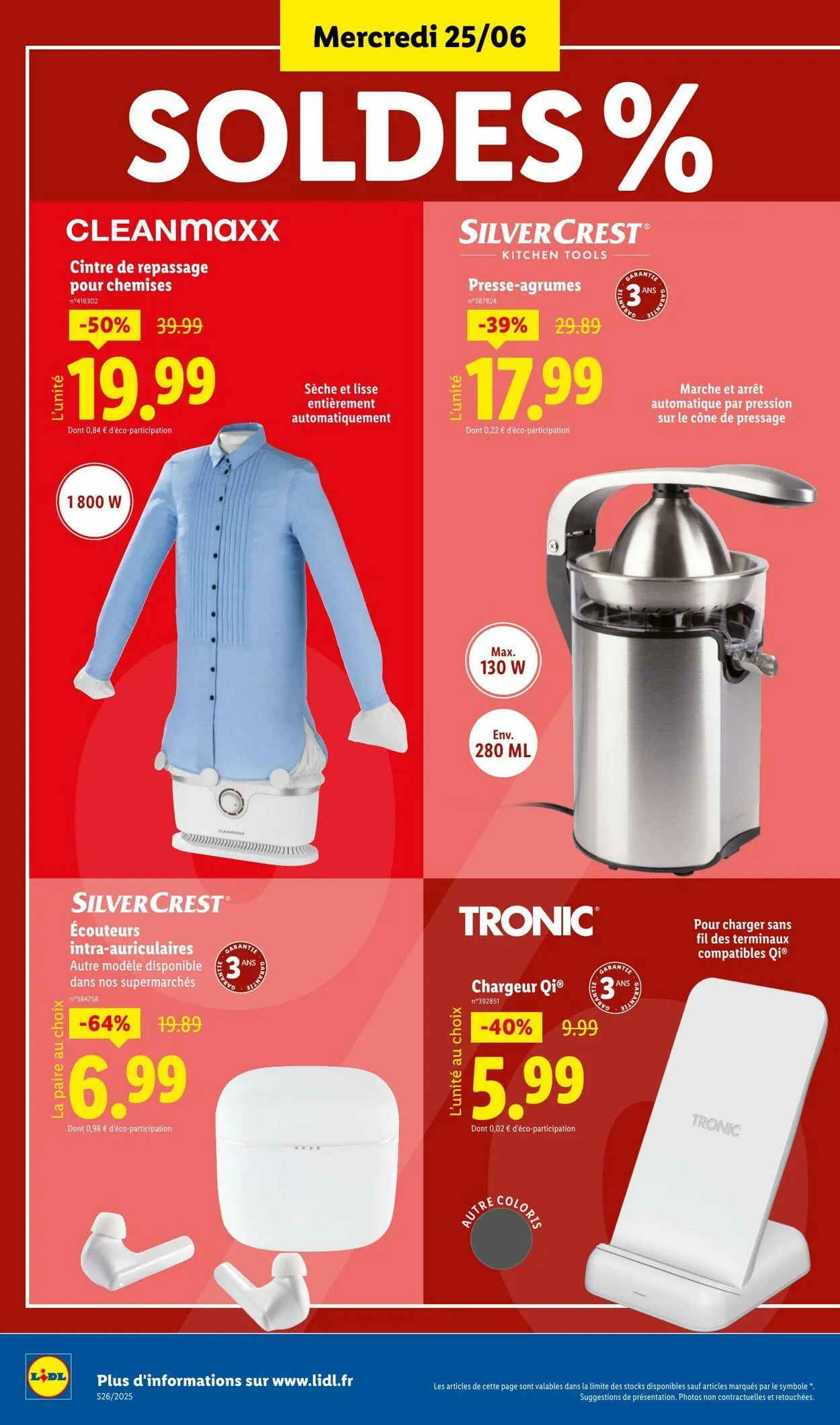 Lidl du 26 juin au 2 juillet 2025 - Catalogue page 32