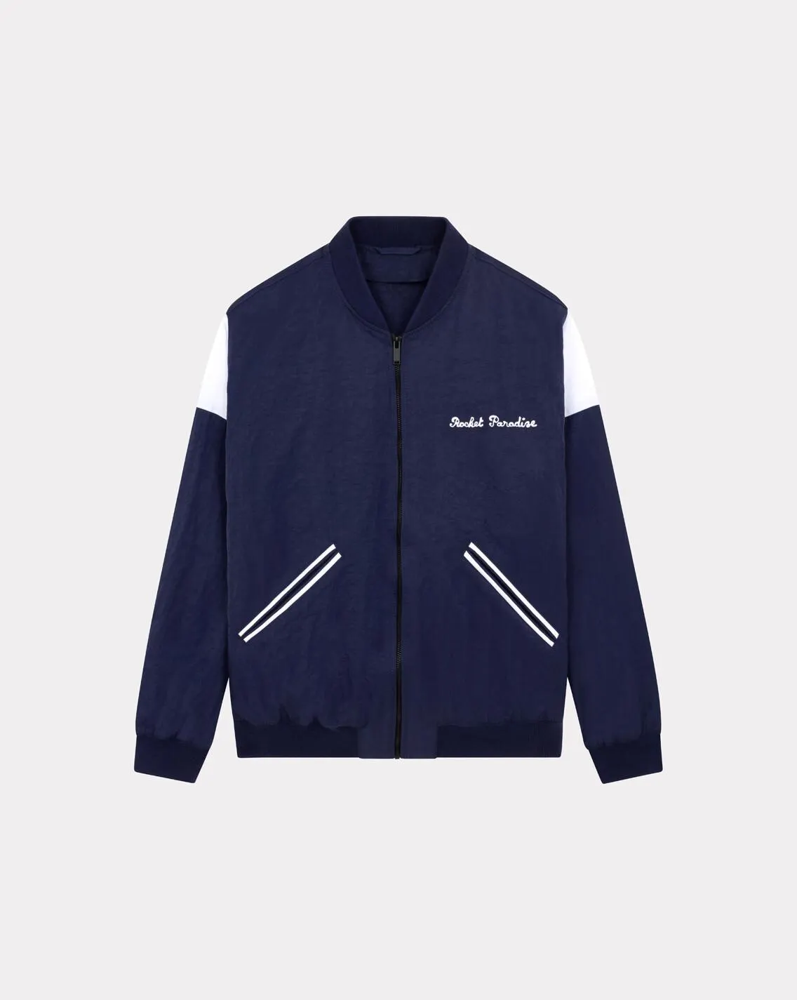 Blouson teddy tennis bleu marine